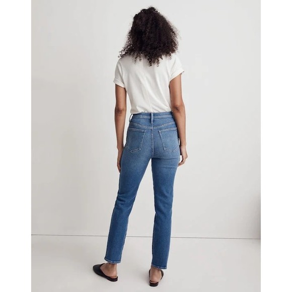 Madewell Stovepipe Jeans Womens 20W Medium Wash Straight Leg Denim - Picture 8 of 9